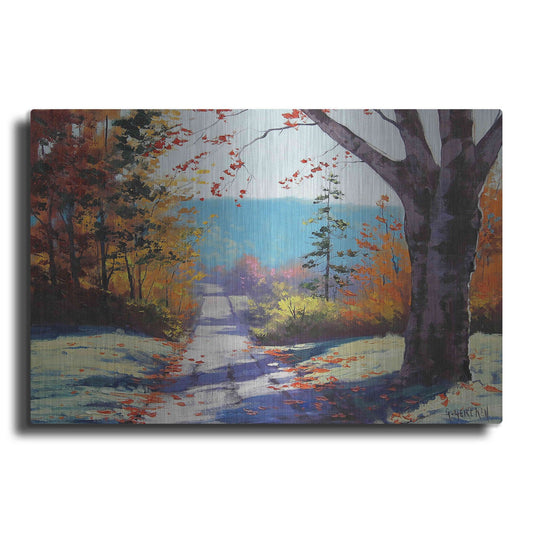 Luxe Metal Art 'Autumn Delight' by Graham Gercken, Metal Wall Art