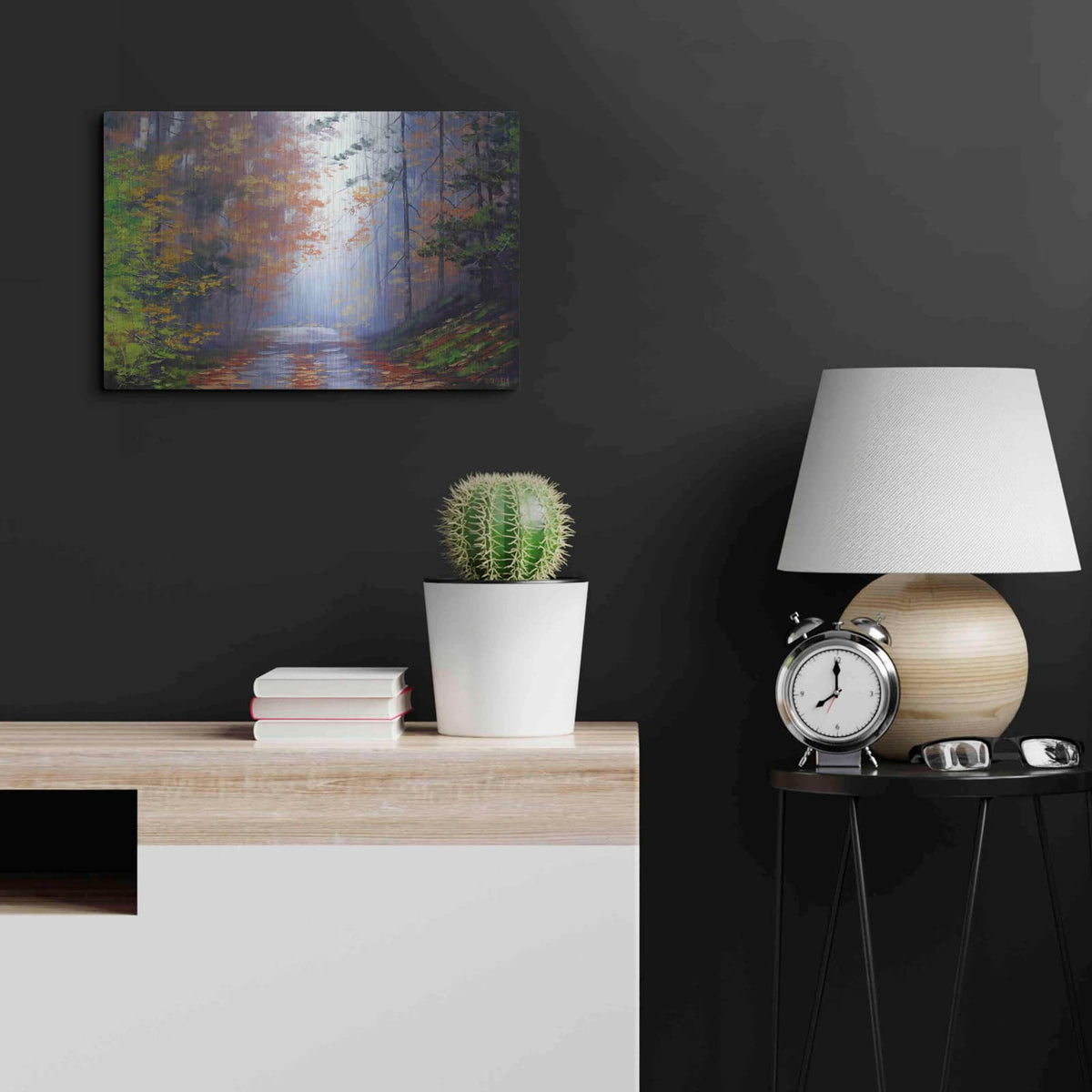 'Autumn Forest' by Graham Gercken – Metal Wall Art, 24x16 room view