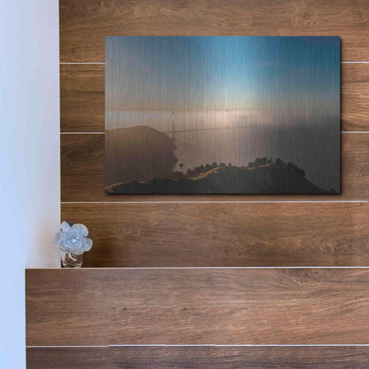 Luxe Metal Art 'Amazing Light' by Bruce Getty, Metal Wall Art,16x12