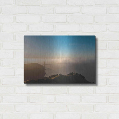 Luxe Metal Art 'Amazing Light' by Bruce Getty, Metal Wall Art,24x16