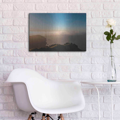 Luxe Metal Art 'Amazing Light' by Bruce Getty, Metal Wall Art,24x16