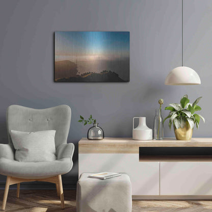 Luxe Metal Art 'Amazing Light' by Bruce Getty, Metal Wall Art,24x16