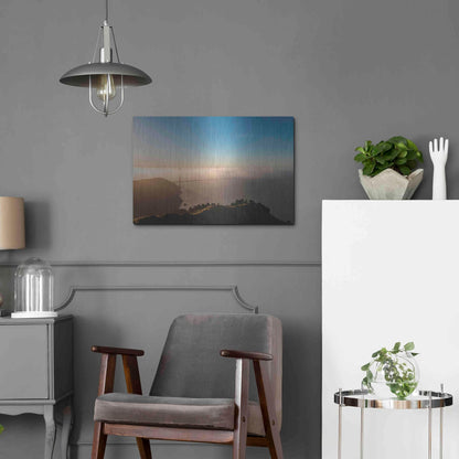 Luxe Metal Art 'Amazing Light' by Bruce Getty, Metal Wall Art,24x16