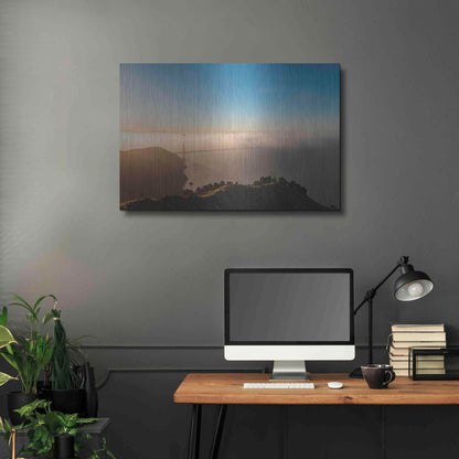 Luxe Metal Art 'Amazing Light' by Bruce Getty, Metal Wall Art,36x24