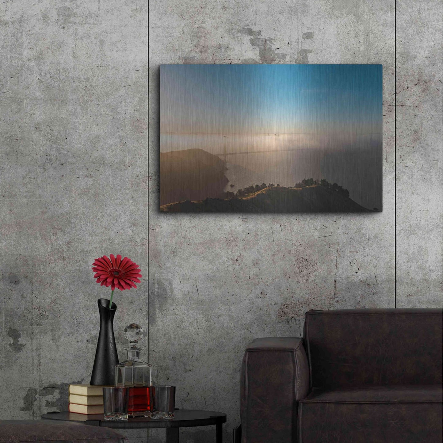 Luxe Metal Art 'Amazing Light' by Bruce Getty, Metal Wall Art,36x24