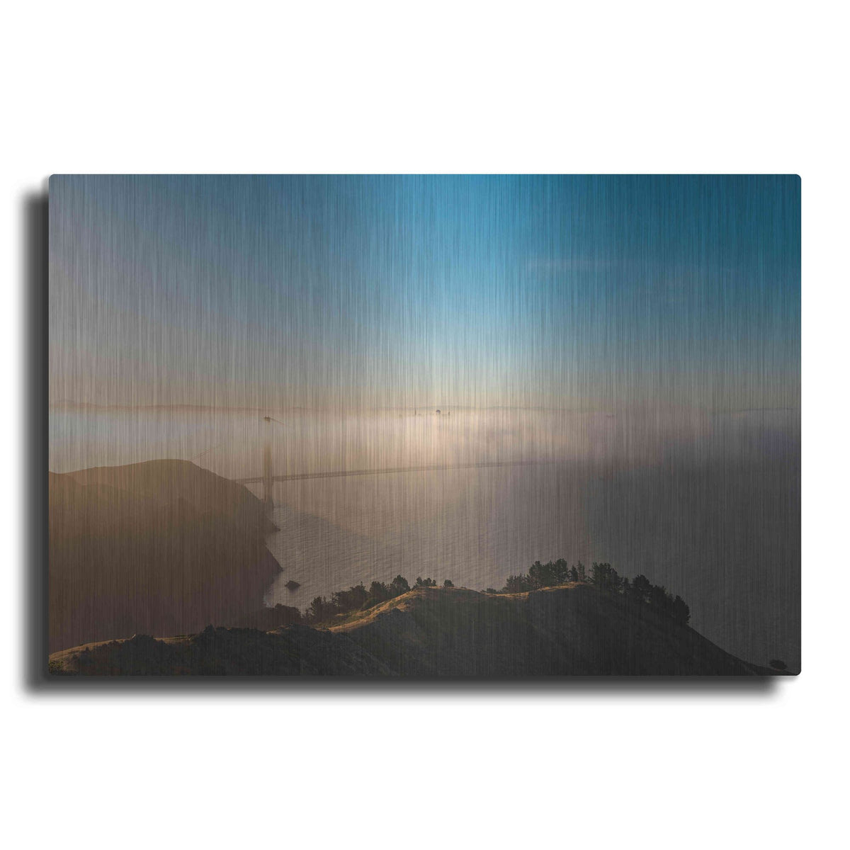 Luxe Metal Art 'Amazing Light' by Bruce Getty, Metal Wall Art