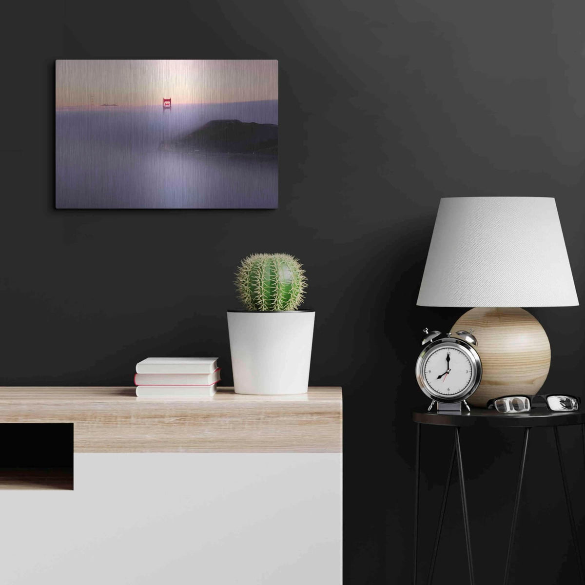 'Fog' by Bruce Getty – Metal Wall Art, 24x16 room view