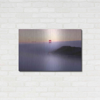 Luxe Metal Art 'Fog' by Bruce Getty, Metal Wall Art,36x24