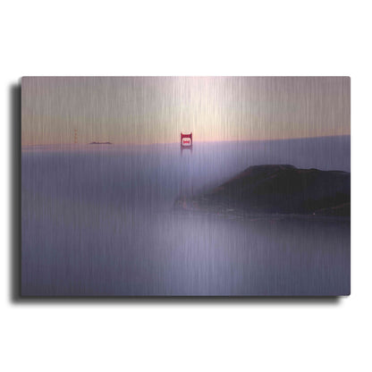 Luxe Metal Art 'Fog' by Bruce Getty, Metal Wall Art