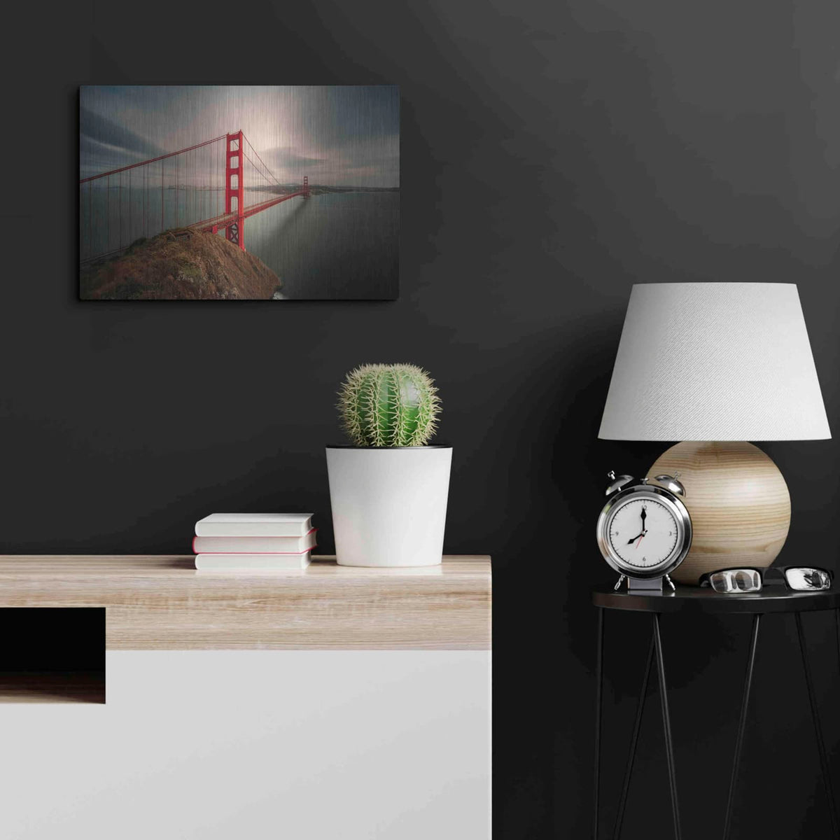 'Batteries Spencer' by Bruce Getty – Metal Wall Art, 24x16 room view