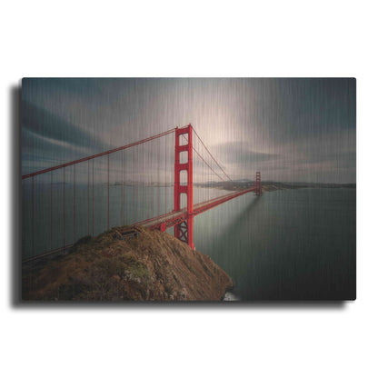 Luxe Metal Art 'Batteries Spencer' by Bruce Getty, Metal Wall Art