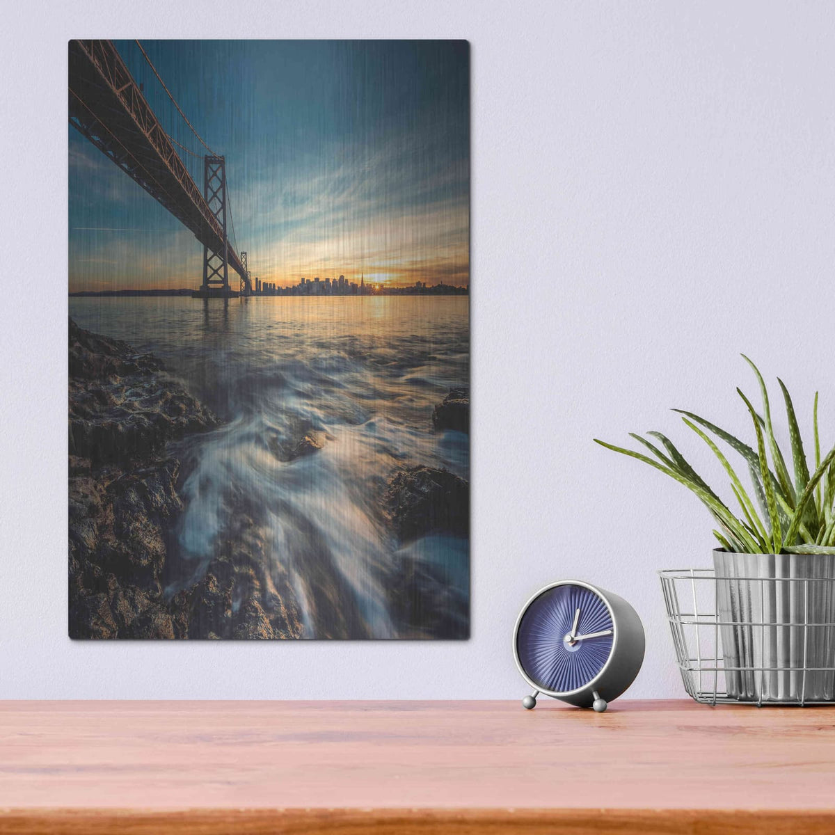 'Down by the Water 2' by Bruce Getty – Metal Wall Art, 12x16 room view