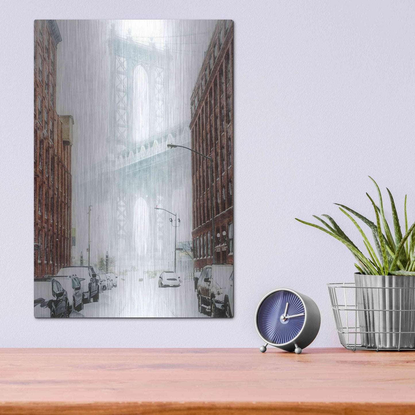 Luxe Metal Art 'Dumbo' by Bruce Getty, Metal Wall Art,12x16