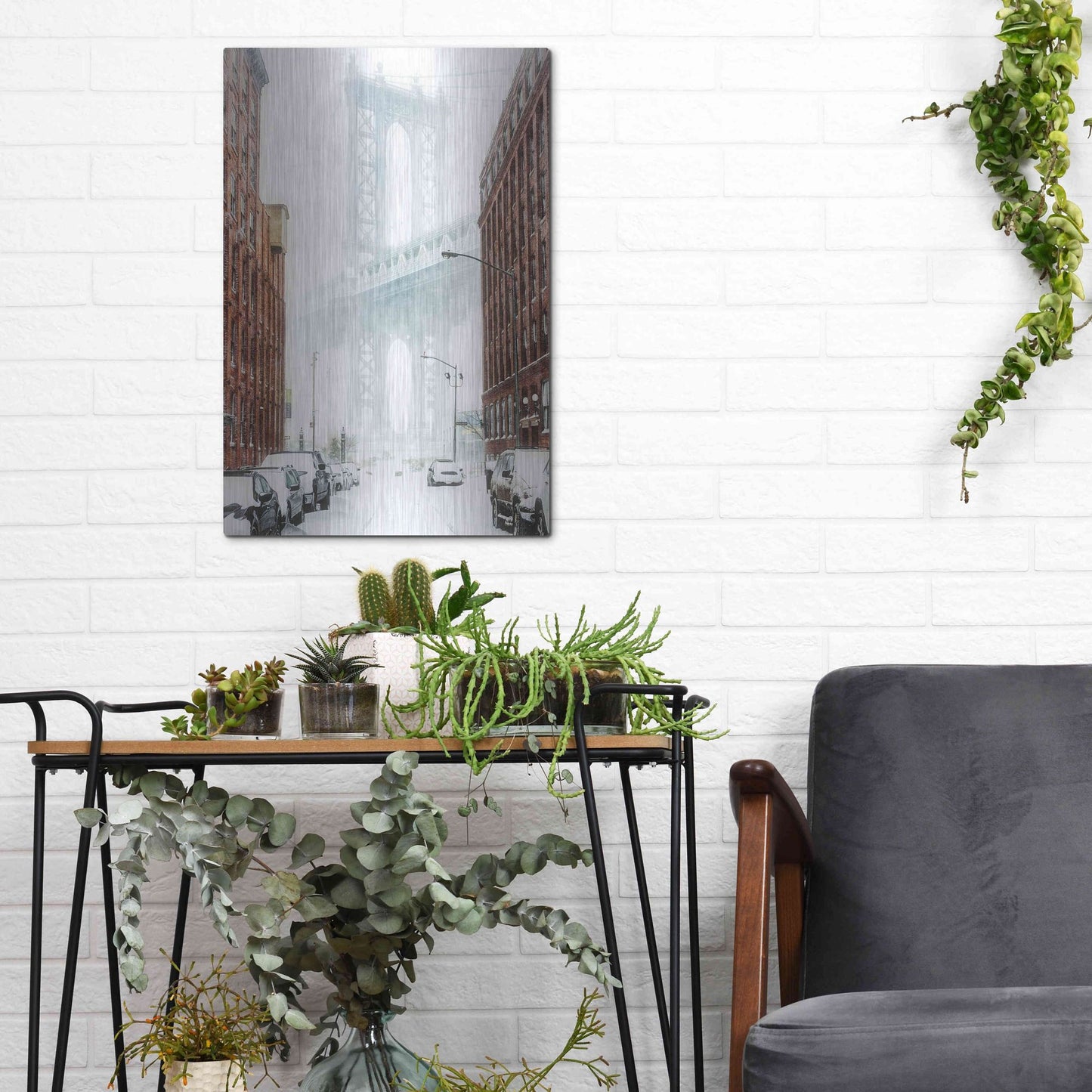 Luxe Metal Art 'Dumbo' by Bruce Getty, Metal Wall Art,12x16