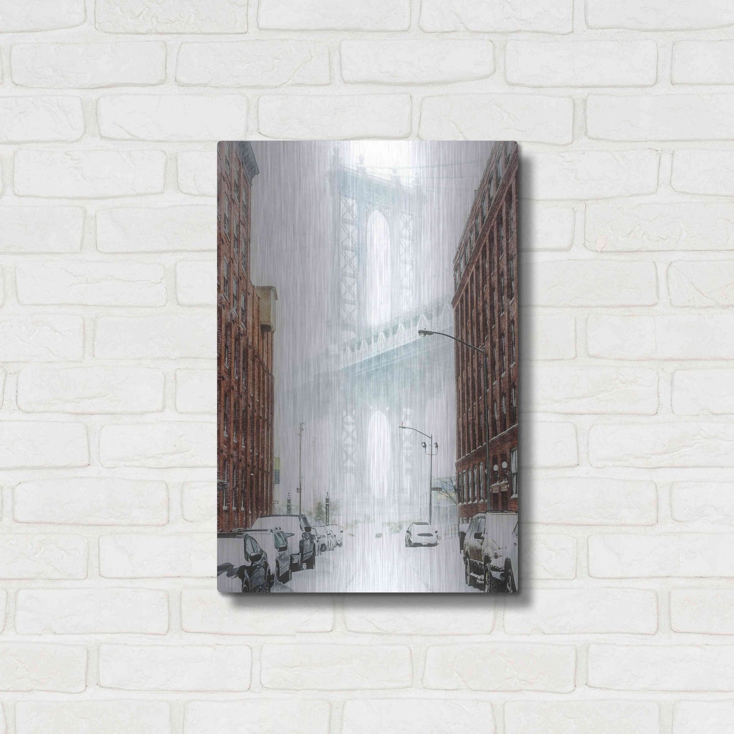 Luxe Metal Art 'Dumbo' by Bruce Getty, Metal Wall Art,16x24