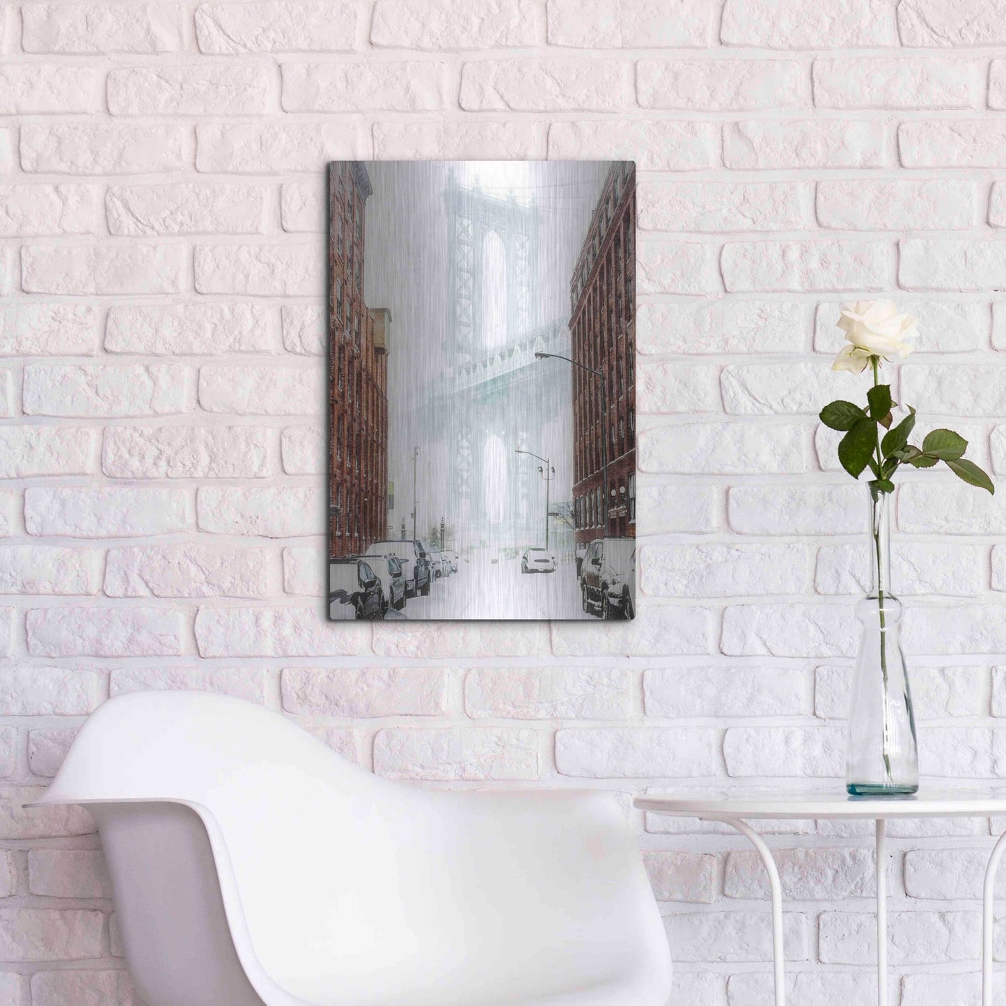 Luxe Metal Art 'Dumbo' by Bruce Getty, Metal Wall Art,16x24