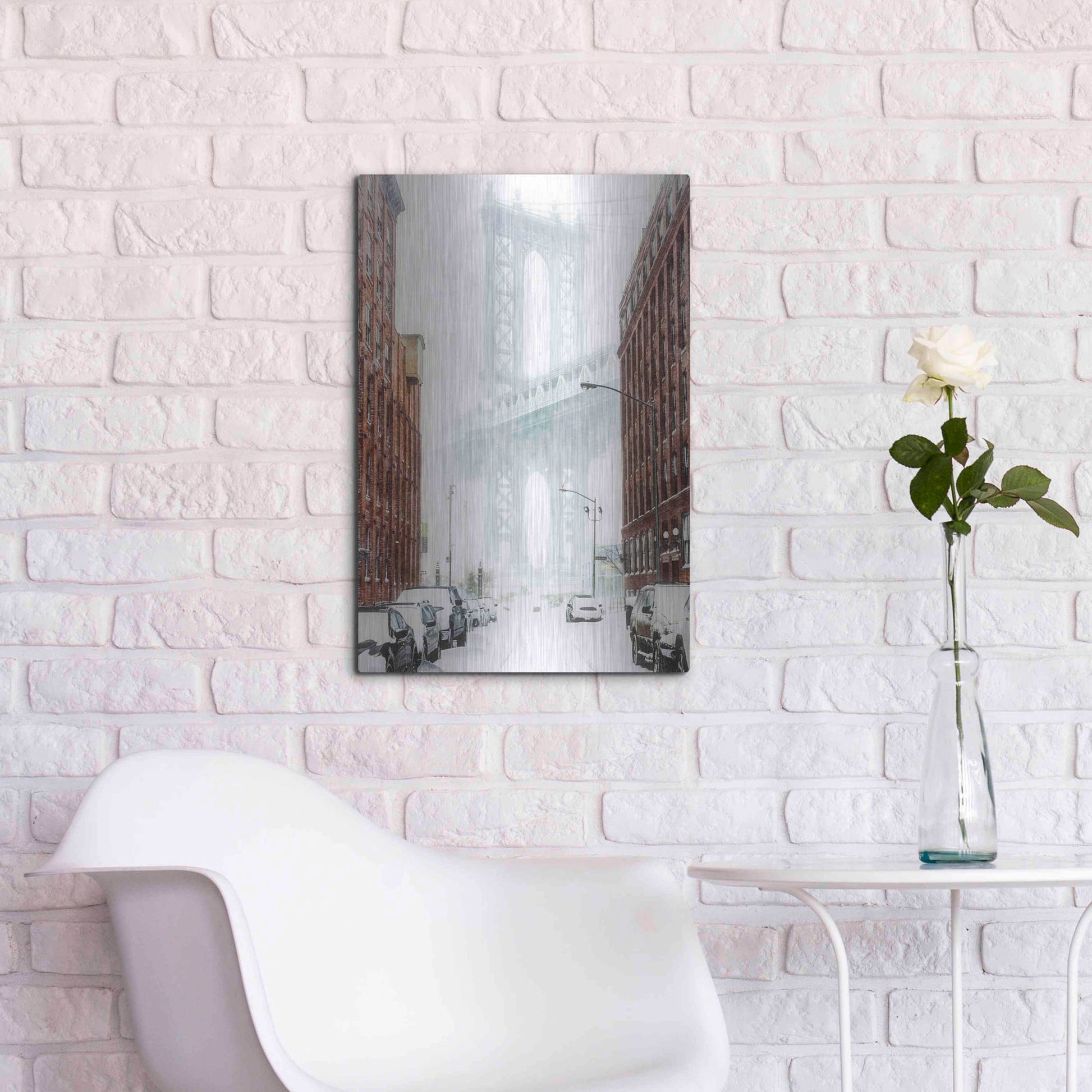 Luxe Metal Art 'Dumbo' by Bruce Getty, Metal Wall Art,16x24