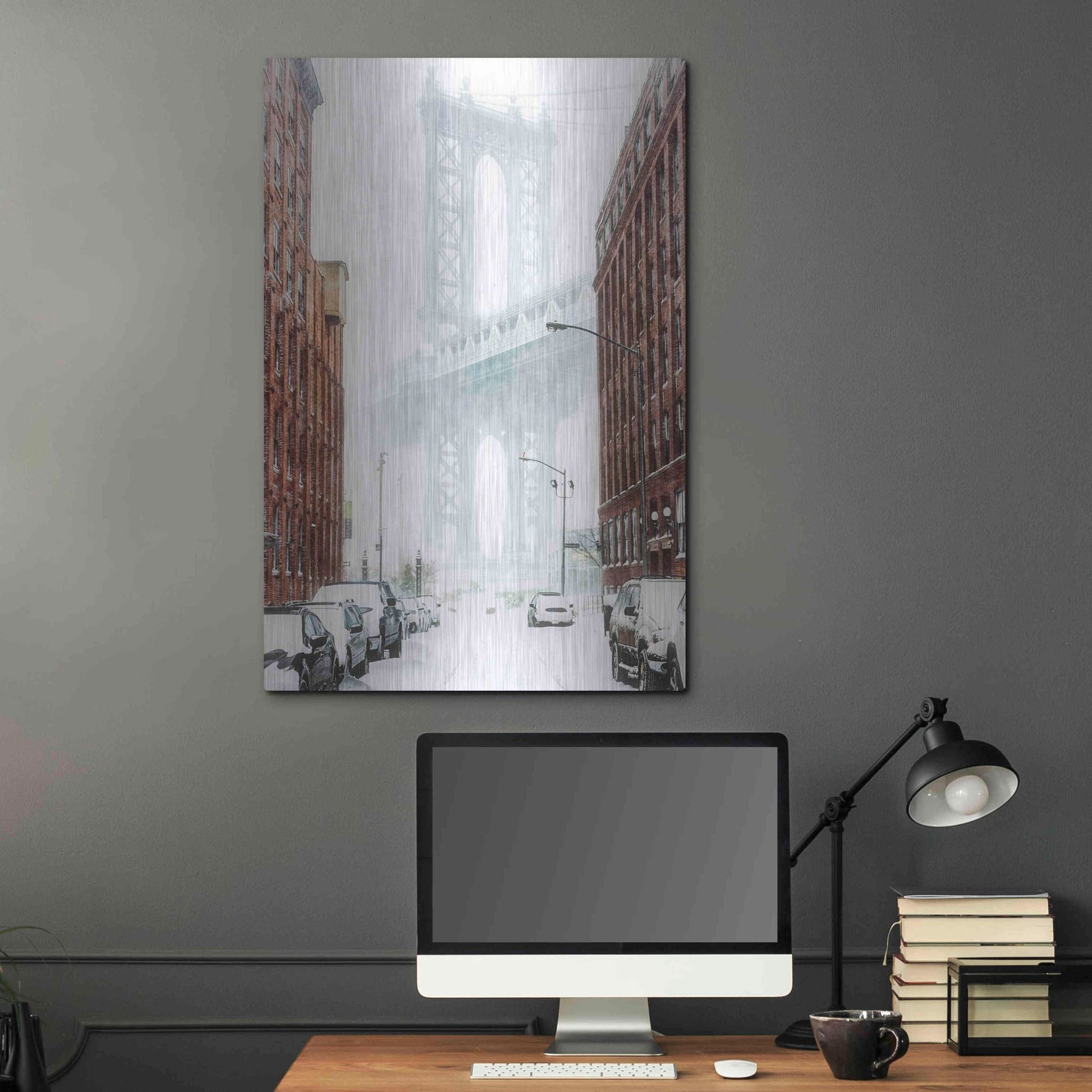 Luxe Metal Art 'Dumbo' by Bruce Getty, Metal Wall Art,24x36