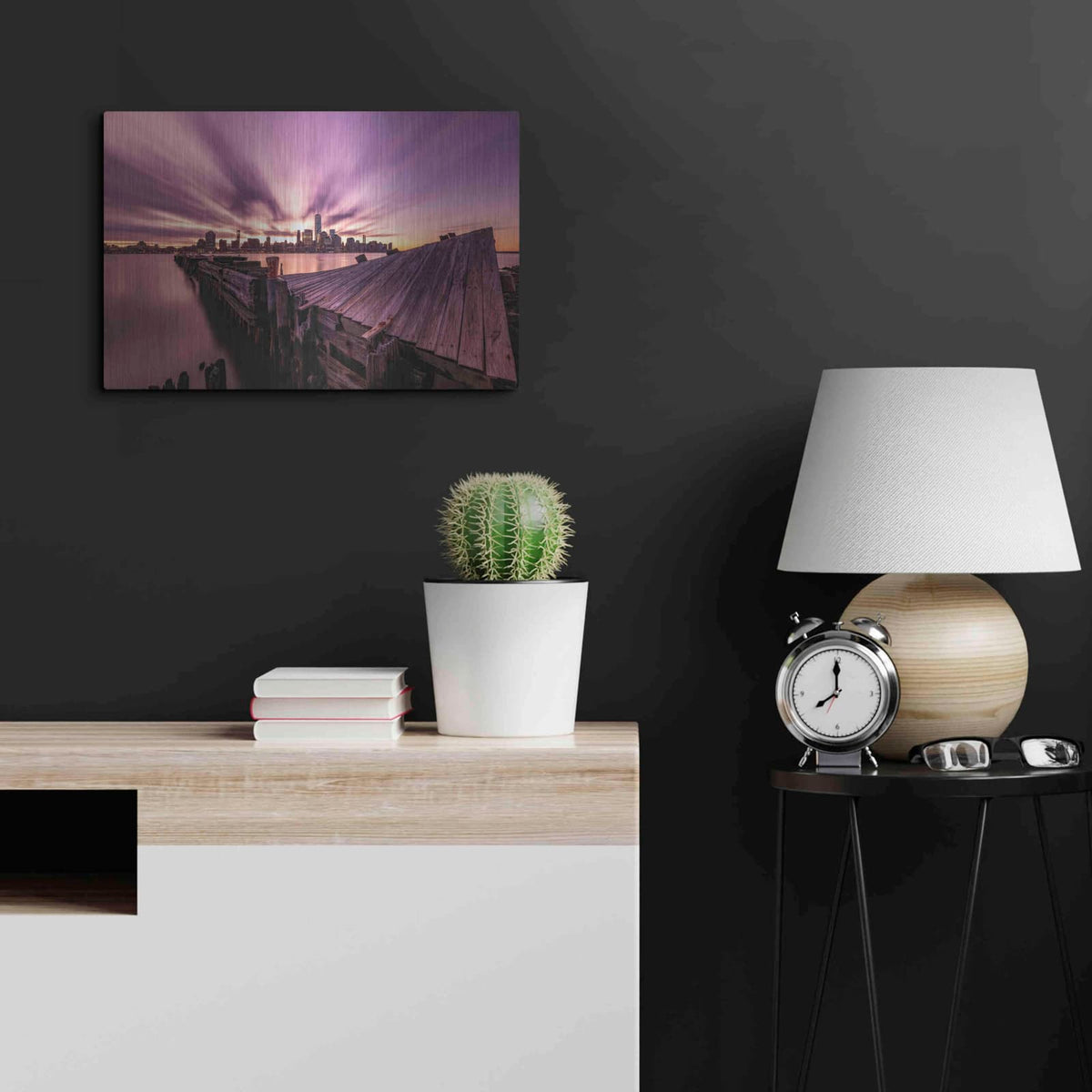 'Morning Explosion' by Bruce Getty – Metal Wall Art, 24x16 room view