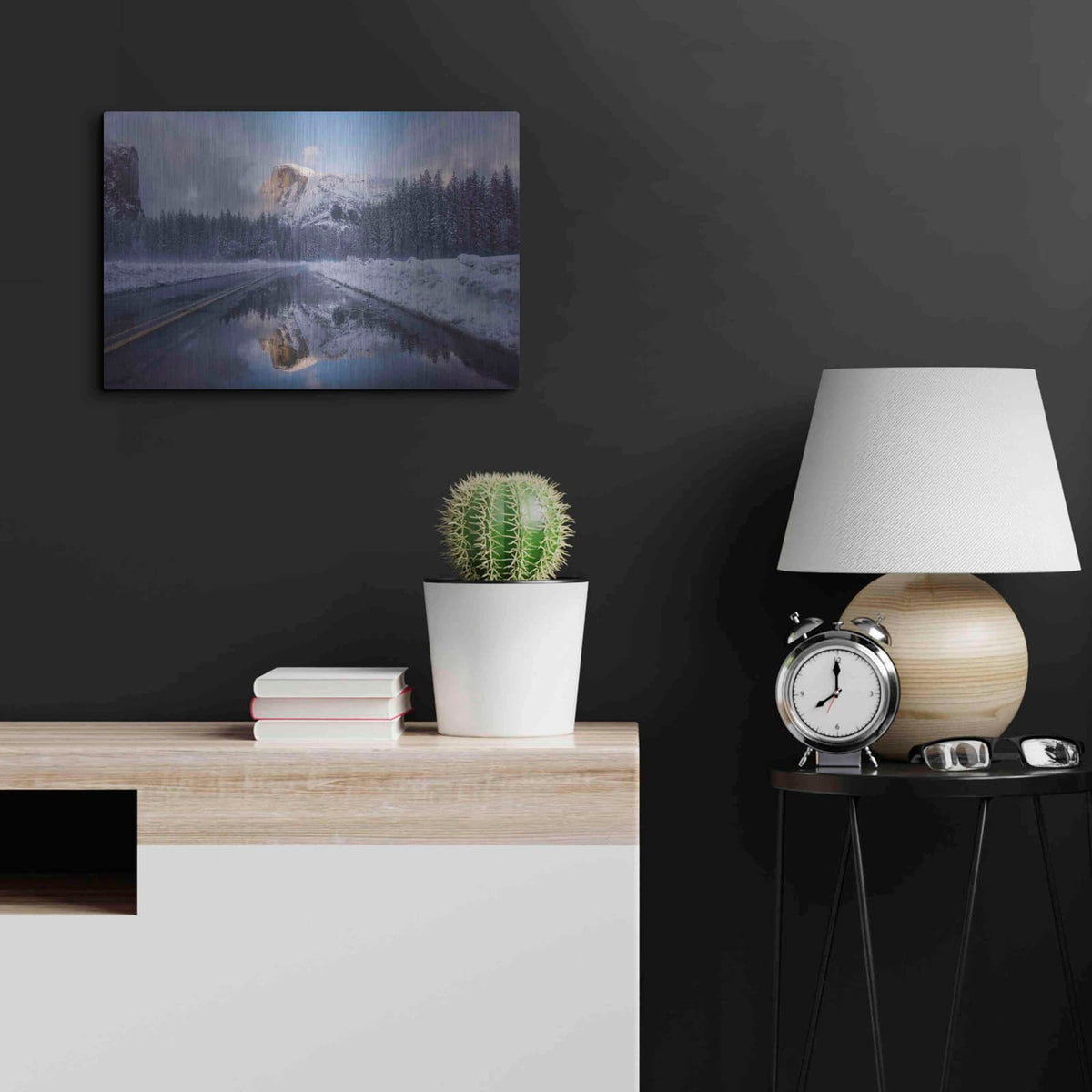 'Roadside Reflection 2' by Bruce Getty – Metal Wall Art, 24x16 room view