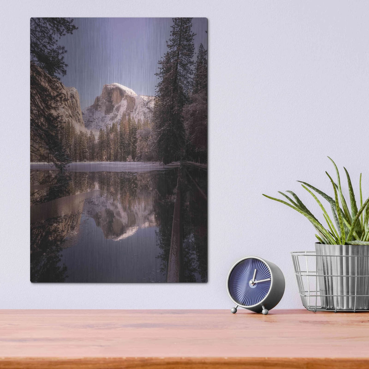 'Roadside Reflection' by Bruce Getty – Metal Wall Art, 12x16 room view