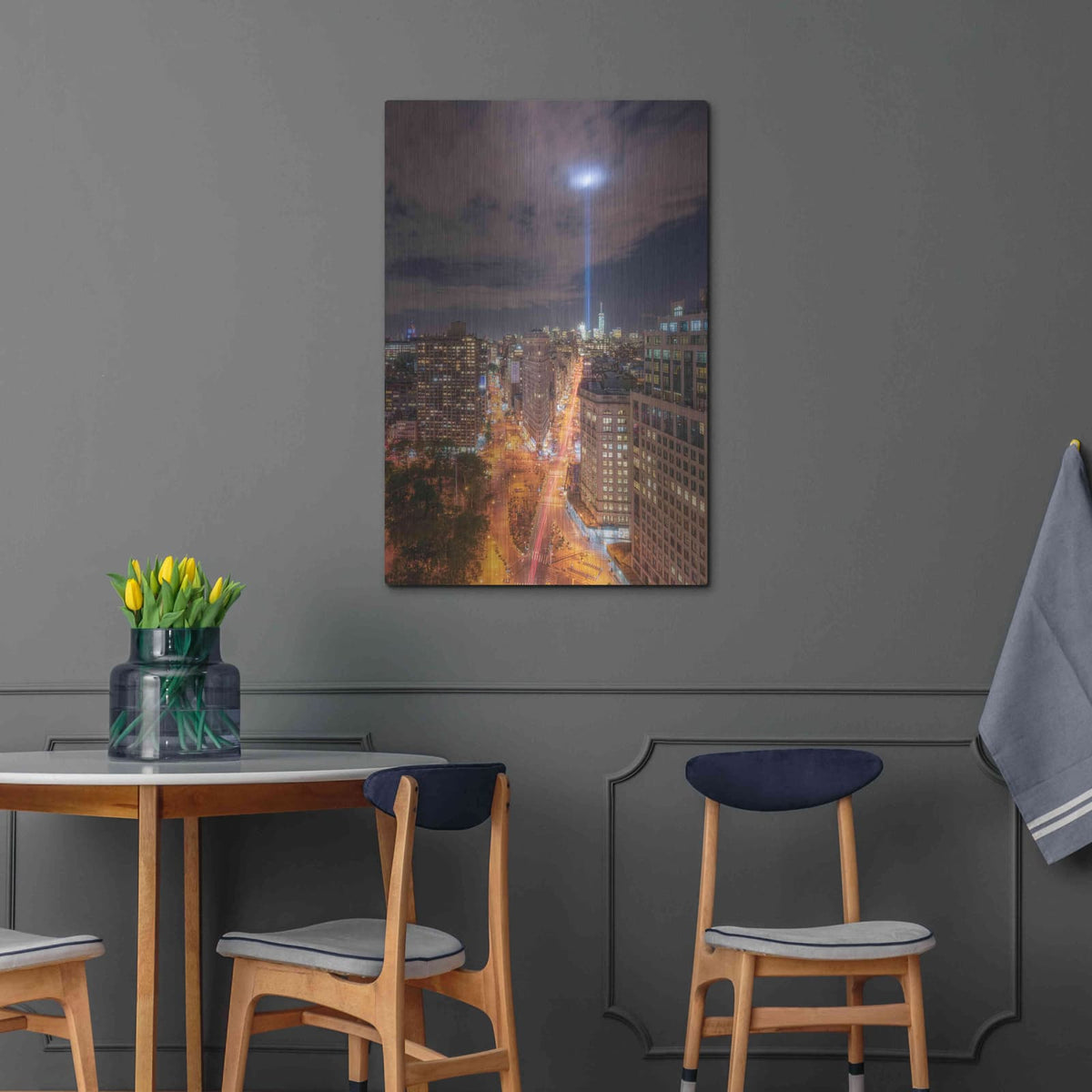 'Rooftop Break' by Bruce Getty – Metal Wall Art, 24x36 room view