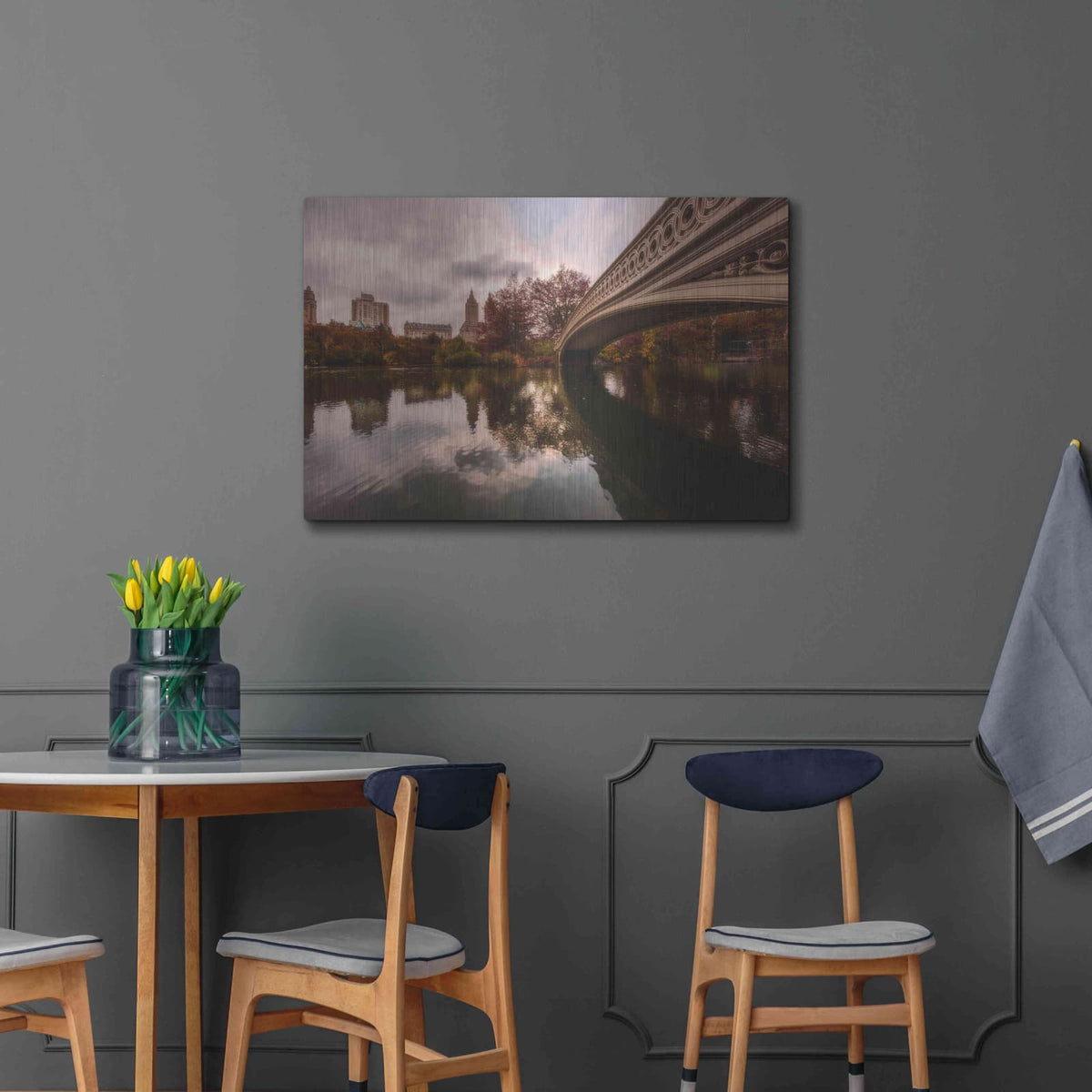 'The Bow Bridge' by Bruce Getty – Metal Wall Art, 36x24 room view