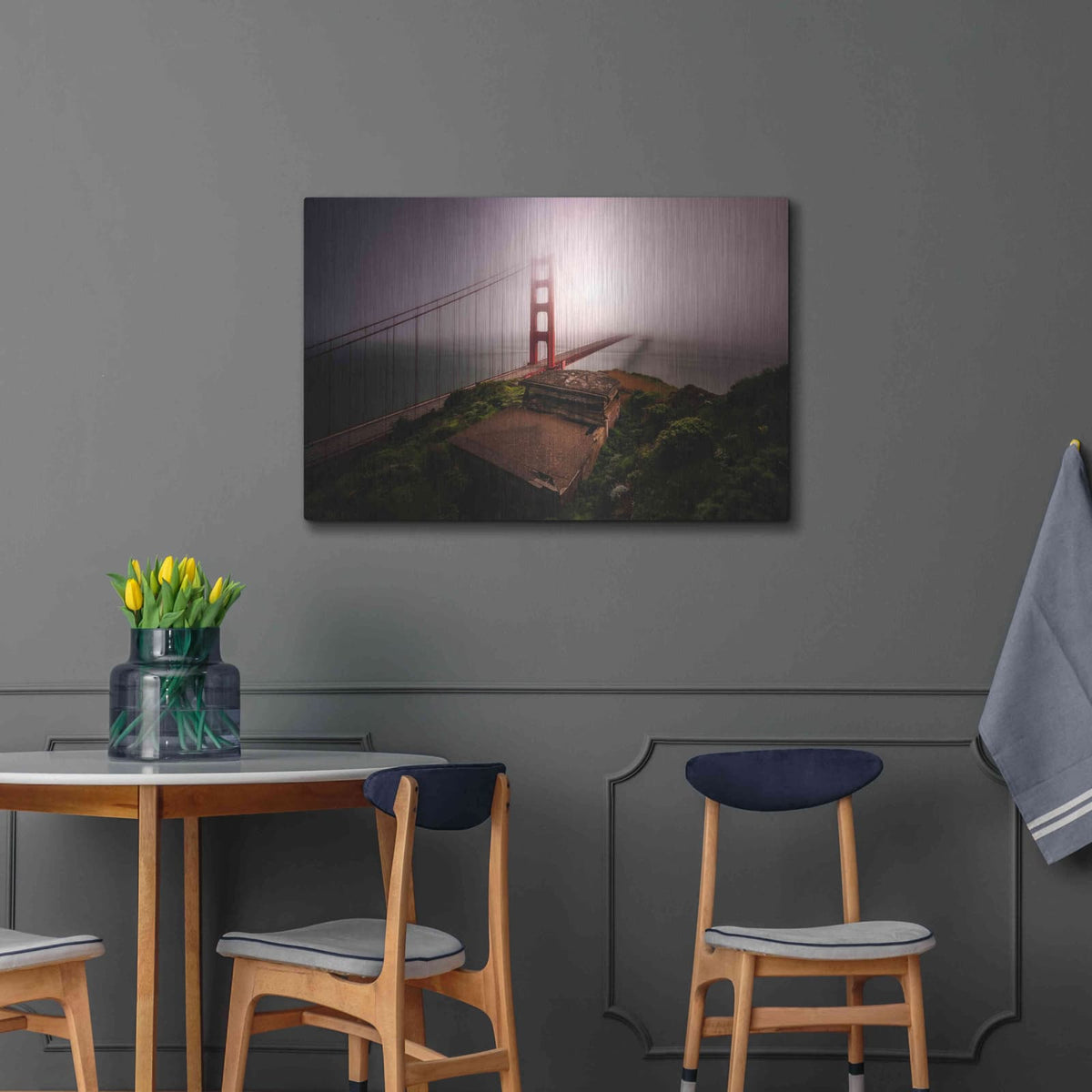 'White Out' by Bruce Getty – Metal Wall Art, 36x24 room view
