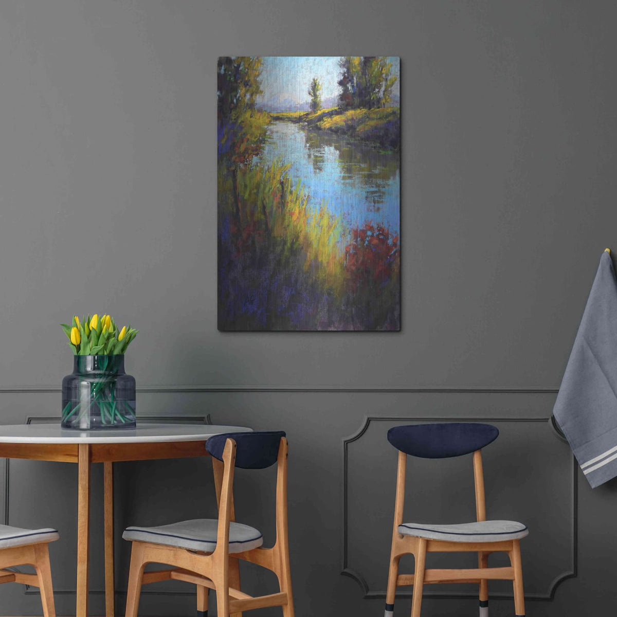 'Looking Down the Slough' by Alejandra Goss – Metal Wall Art, 24x36 room view