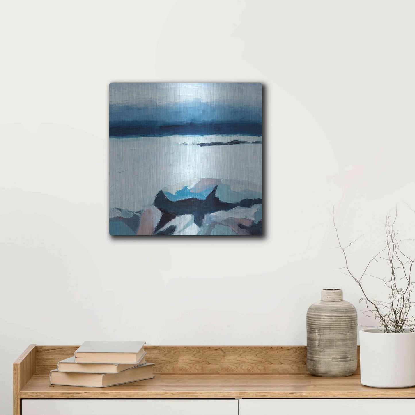 Luxe Metal Art '6 AM' by Ann Gordon, Metal Wall Art,12x12