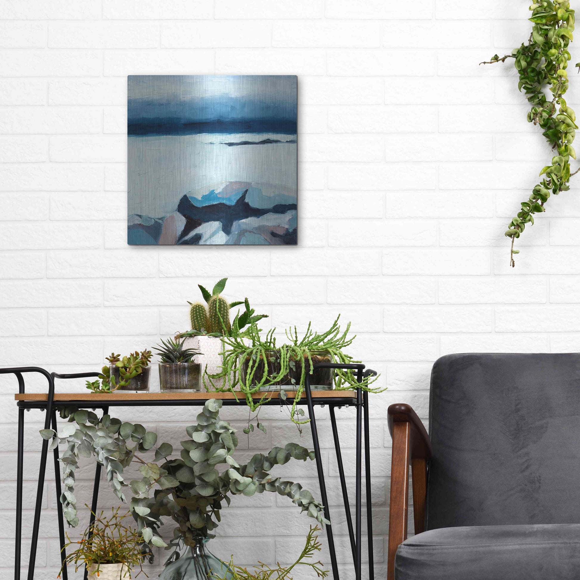 Luxe Metal Art '6 AM' by Ann Gordon, Metal Wall Art,12x12