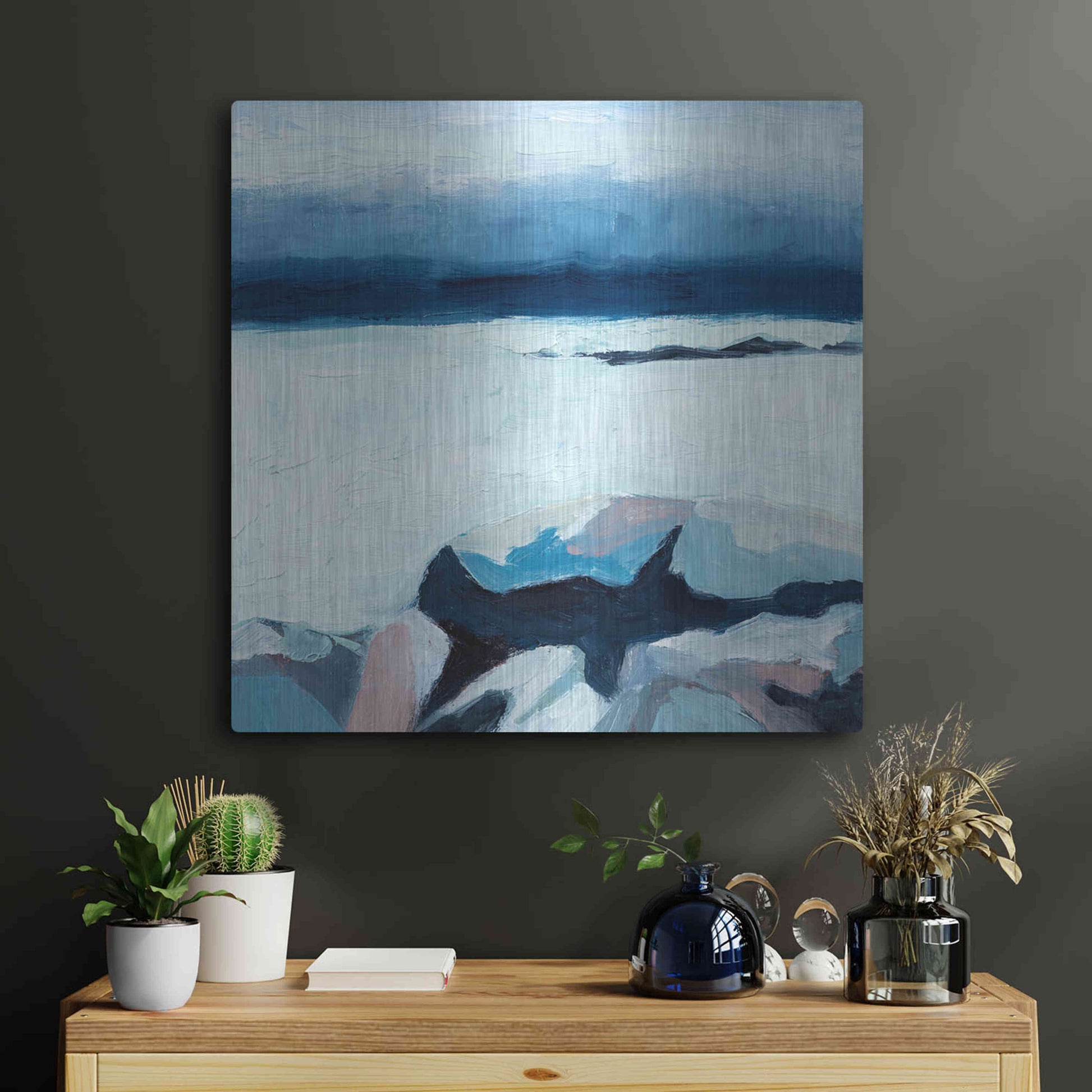 Luxe Metal Art '6 AM' by Ann Gordon, Metal Wall Art,24x24