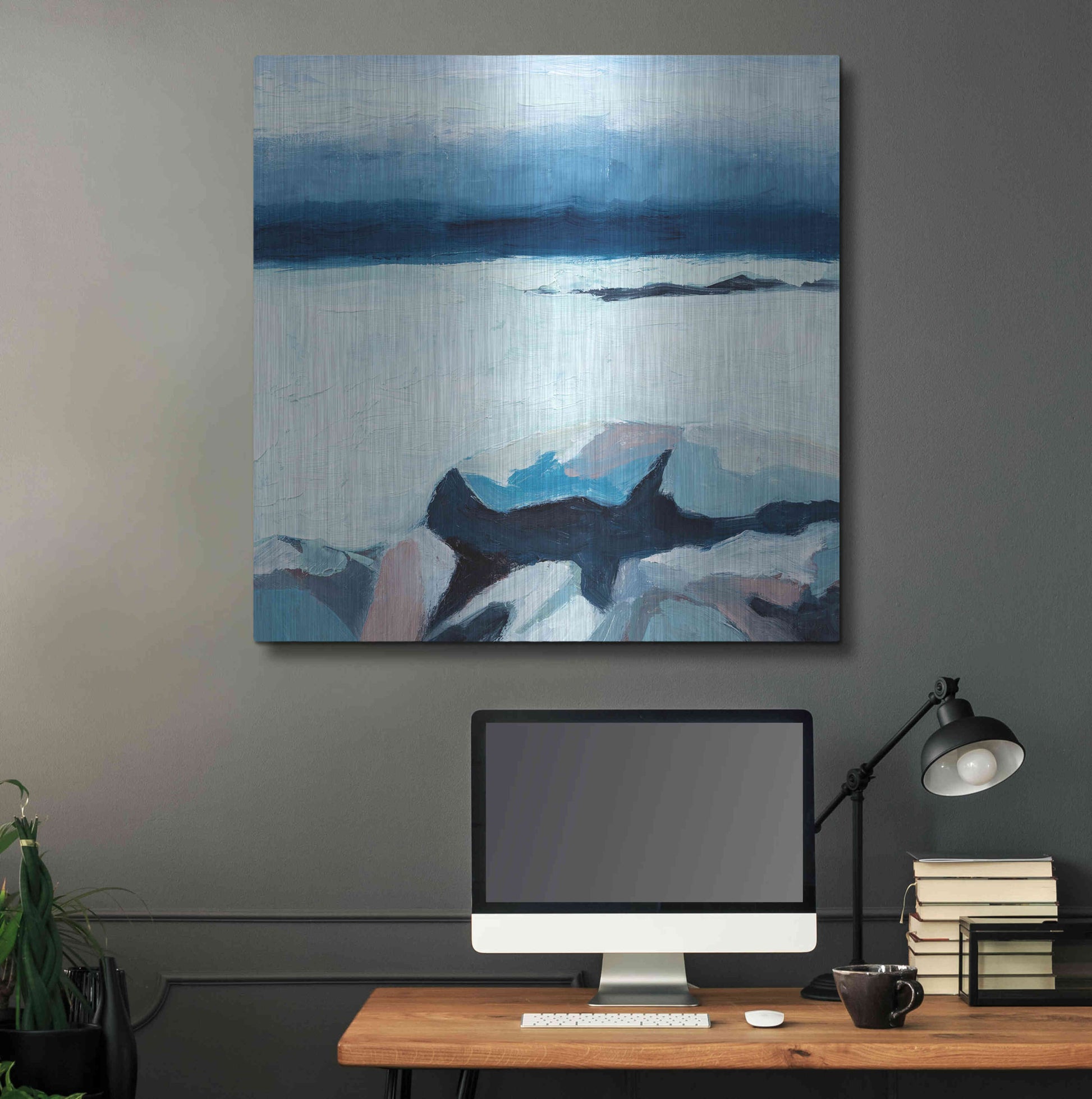 Luxe Metal Art '6 AM' by Ann Gordon, Metal Wall Art,36x36