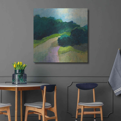 Luxe Metal Art 'A Different Day A Different Walk' by Ann Gordon, Metal Wall Art,36x36