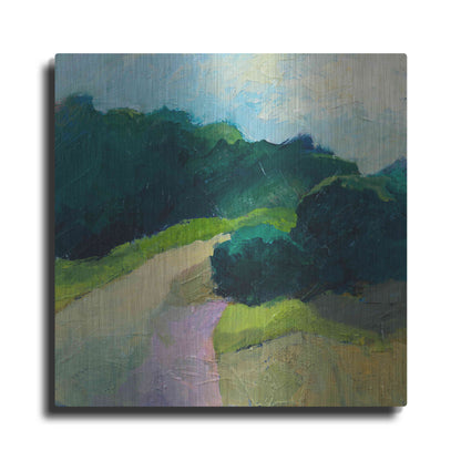 Luxe Metal Art 'A Different Day A Different Walk' by Ann Gordon, Metal Wall Art