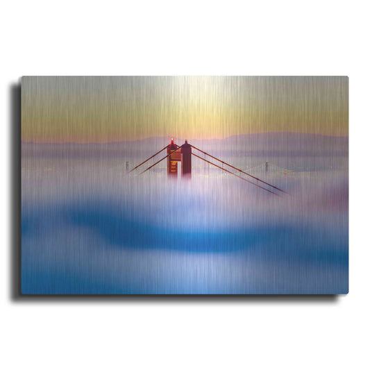 Luxe Metal Art 'Across the Bay' by Ann Gordon, Metal Wall Art