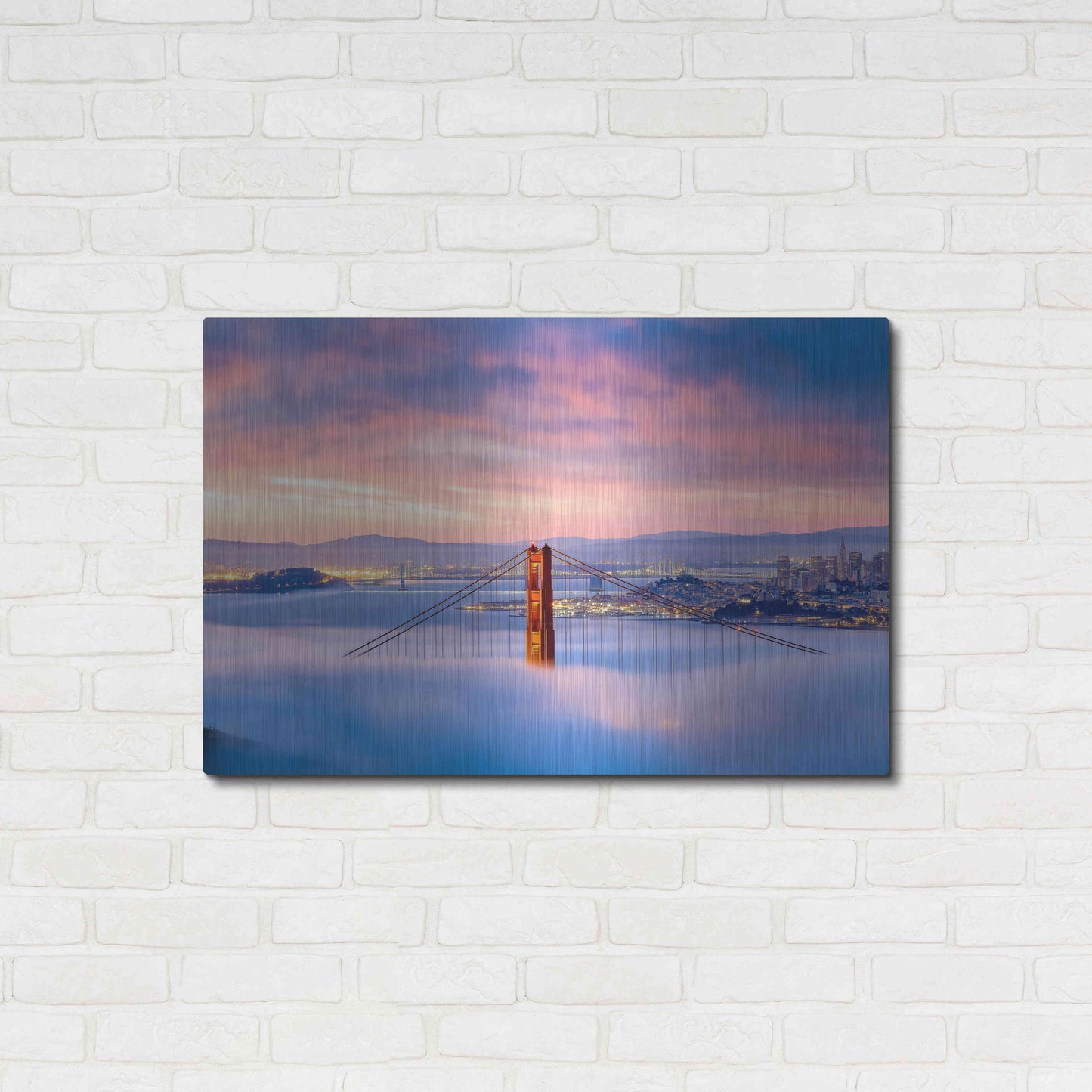 Luxe Metal Art 'Anomaly' by Ann Gordon, Metal Wall Art,36x24