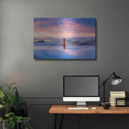 Luxe Metal Art 'Anomaly' by Ann Gordon, Metal Wall Art,36x24
