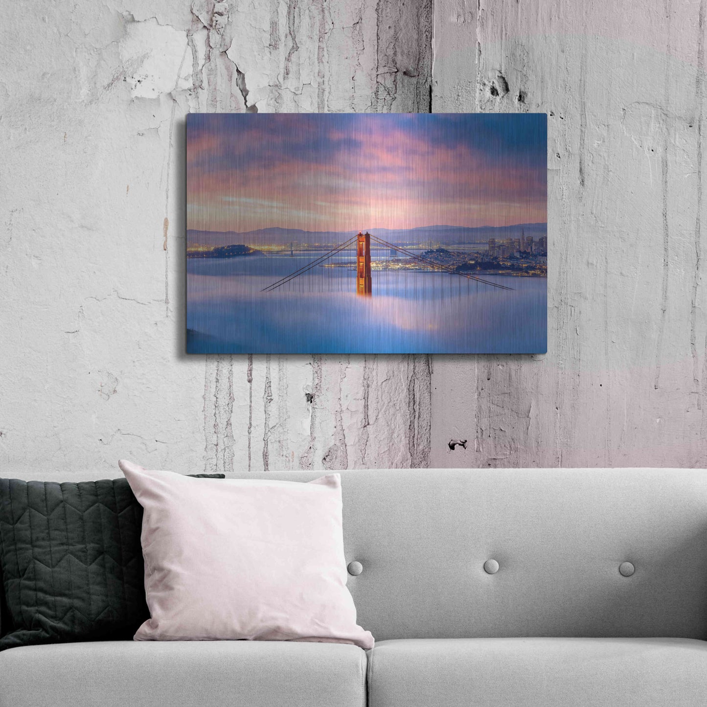 Luxe Metal Art 'Anomaly' by Ann Gordon, Metal Wall Art,36x24