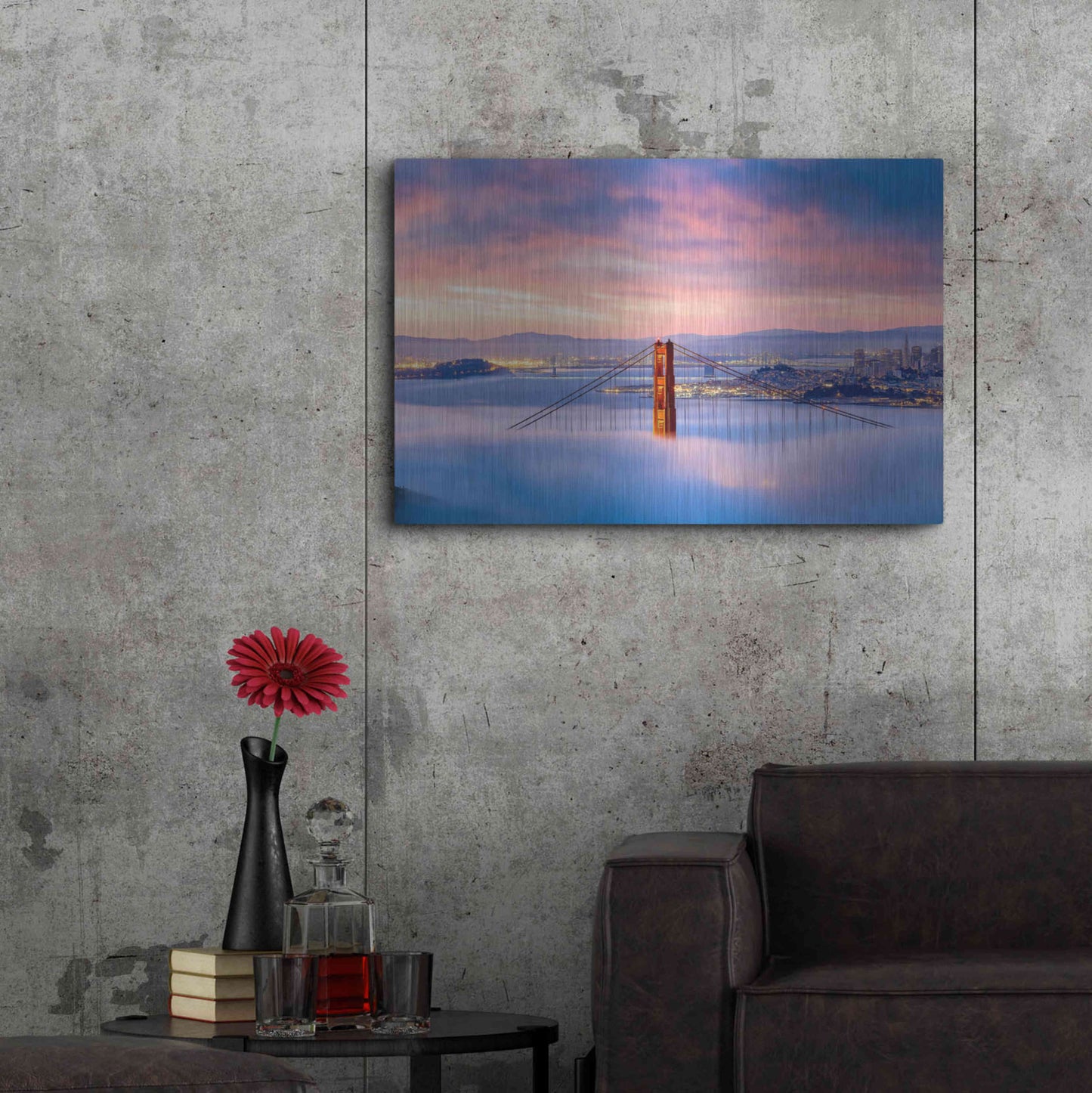 Luxe Metal Art 'Anomaly' by Ann Gordon, Metal Wall Art,36x24
