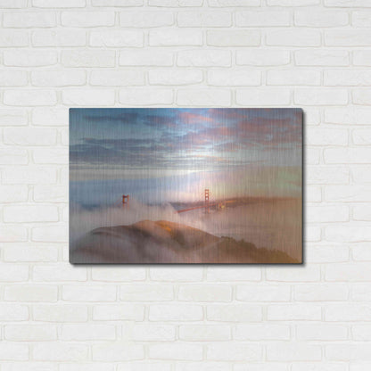 Luxe Metal Art 'Arrival' by Ann Gordon, Metal Wall Art,36x24