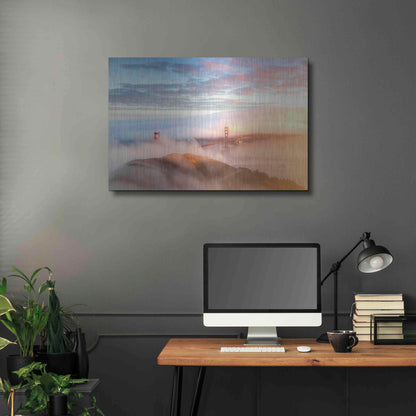 Luxe Metal Art 'Arrival' by Ann Gordon, Metal Wall Art,36x24