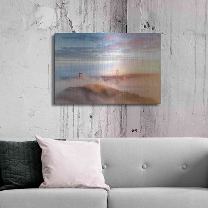 Luxe Metal Art 'Arrival' by Ann Gordon, Metal Wall Art,36x24