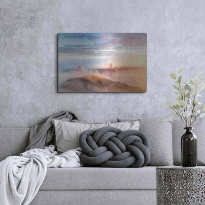Luxe Metal Art 'Arrival' by Ann Gordon, Metal Wall Art,36x24
