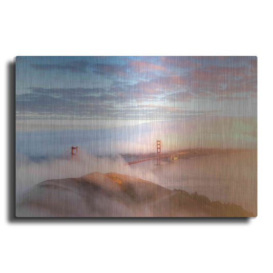 Luxe Metal Art 'Arrival' by Ann Gordon, Metal Wall Art