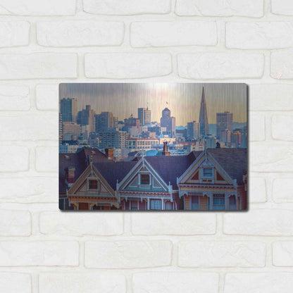 Luxe Metal Art 'Beautiful Time' by Ann Gordon, Metal Wall Art,16x12