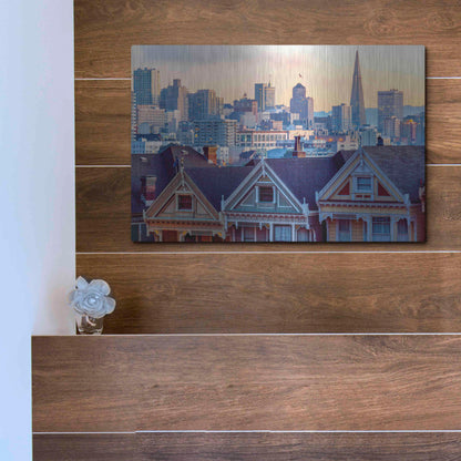 Luxe Metal Art 'Beautiful Time' by Ann Gordon, Metal Wall Art,16x12