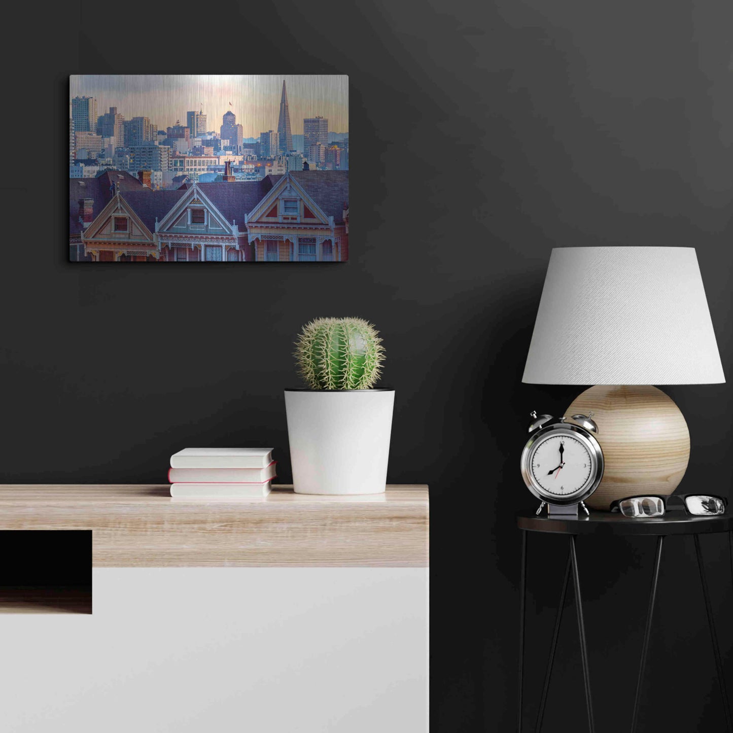 Luxe Metal Art 'Beautiful Time' by Ann Gordon, Metal Wall Art,24x16