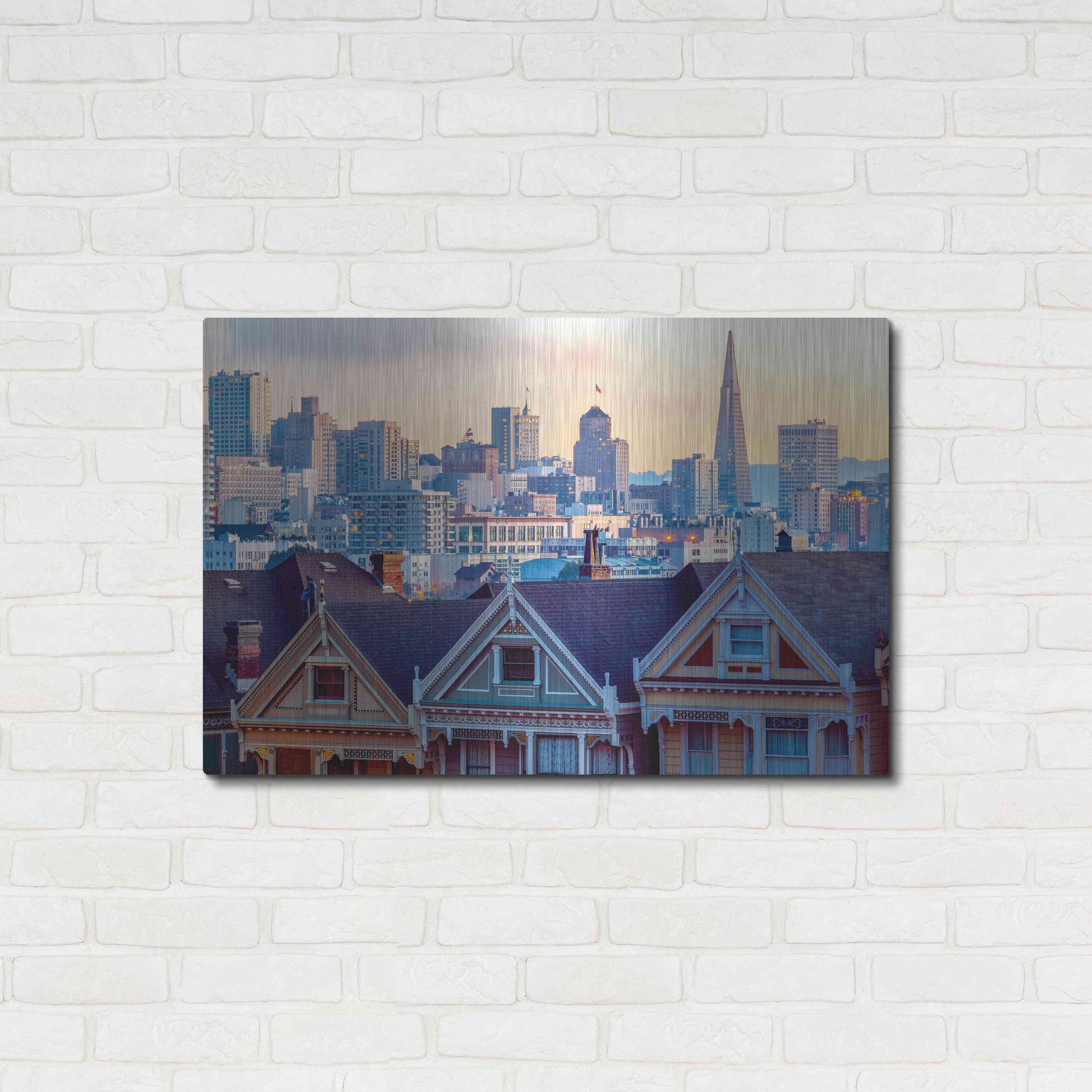 Luxe Metal Art 'Beautiful Time' by Ann Gordon, Metal Wall Art,36x24