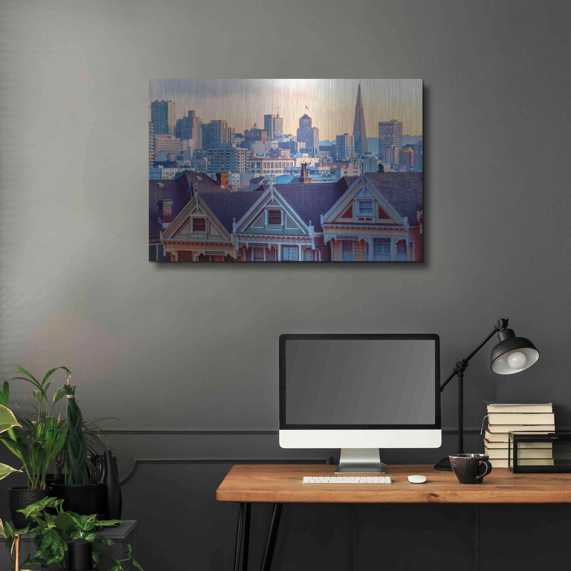 Luxe Metal Art 'Beautiful Time' by Ann Gordon, Metal Wall Art,36x24